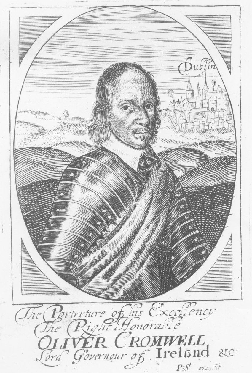 Oliver Cromwell (1599-1658) 1650 körül alkotó: Irish School