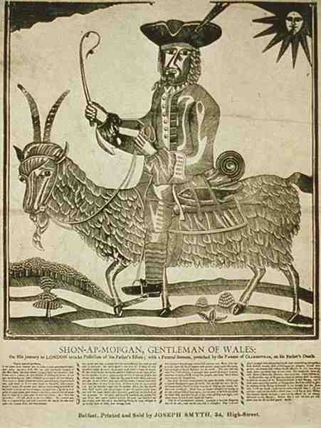 „Shon Ap Morgan, walesi úriember” (litho) alkotó: Irish School