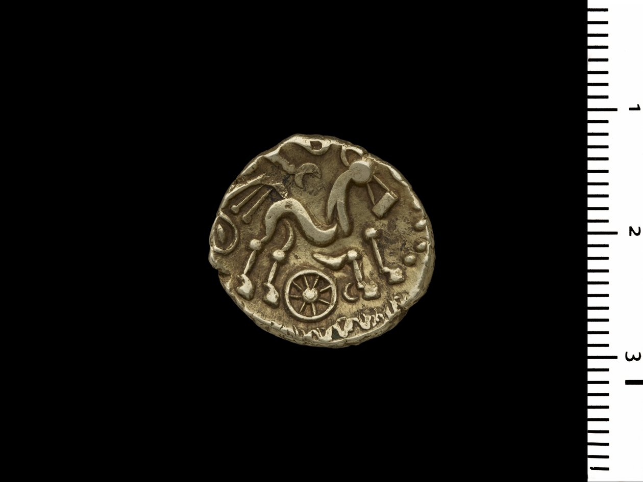 Érme a Henley-kincsből, ie 50 körül (arany) alkotó: Iron Age
