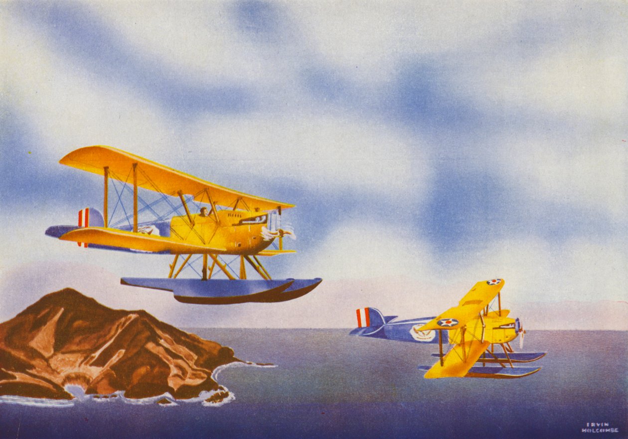 Douglas DWC (színes litográfia) alkotó: Irvin L. Holcombe