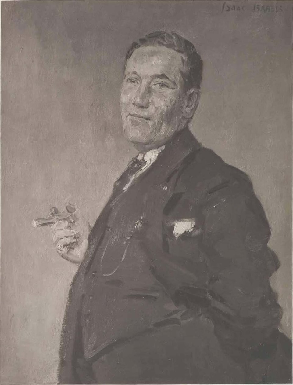 Jan Wils építész portréja. Holland: Jan Wils építész portréja. N alkotó: Isaac Israels
