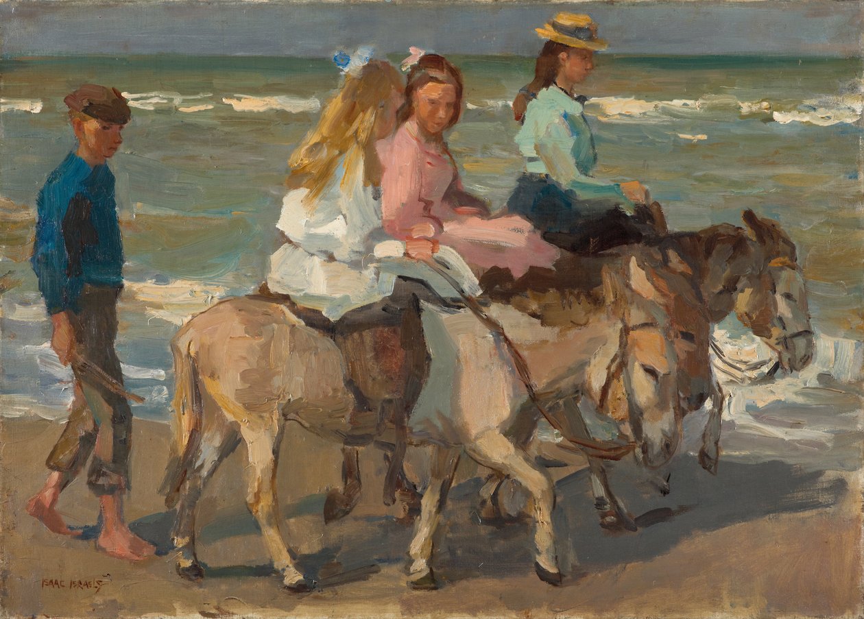 Szamár lovaglás alkotó: Isaac Israels