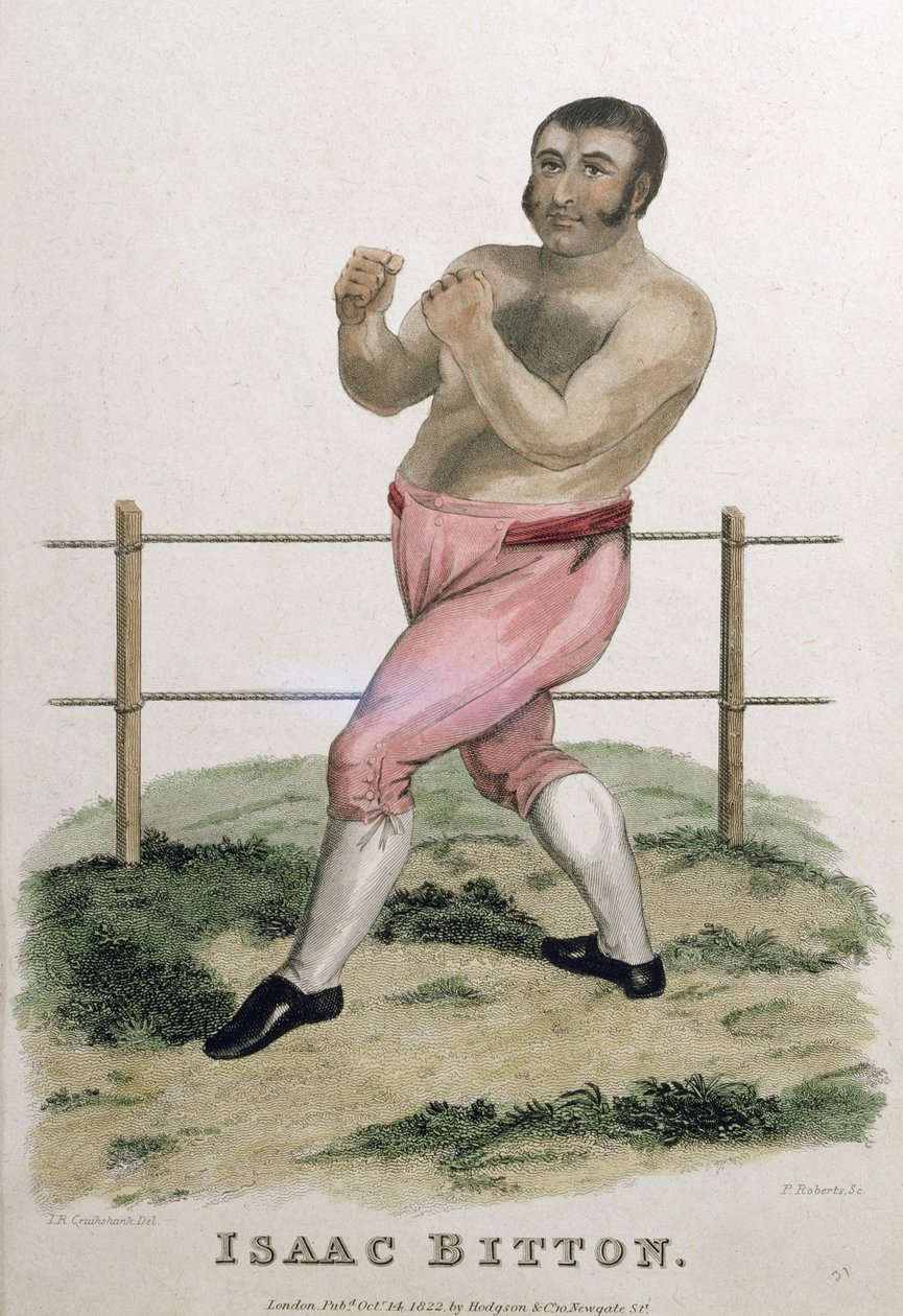 Isaac Bitton, P. Roberts metszete, 1822-ben jelent meg alkotó: Isaac Robert Cruikshank