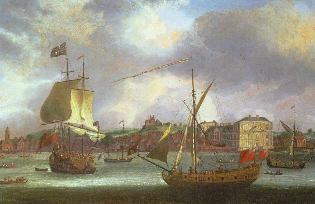 Greenwich kilátással a szállítással alkotó: Isaac Sailmaker