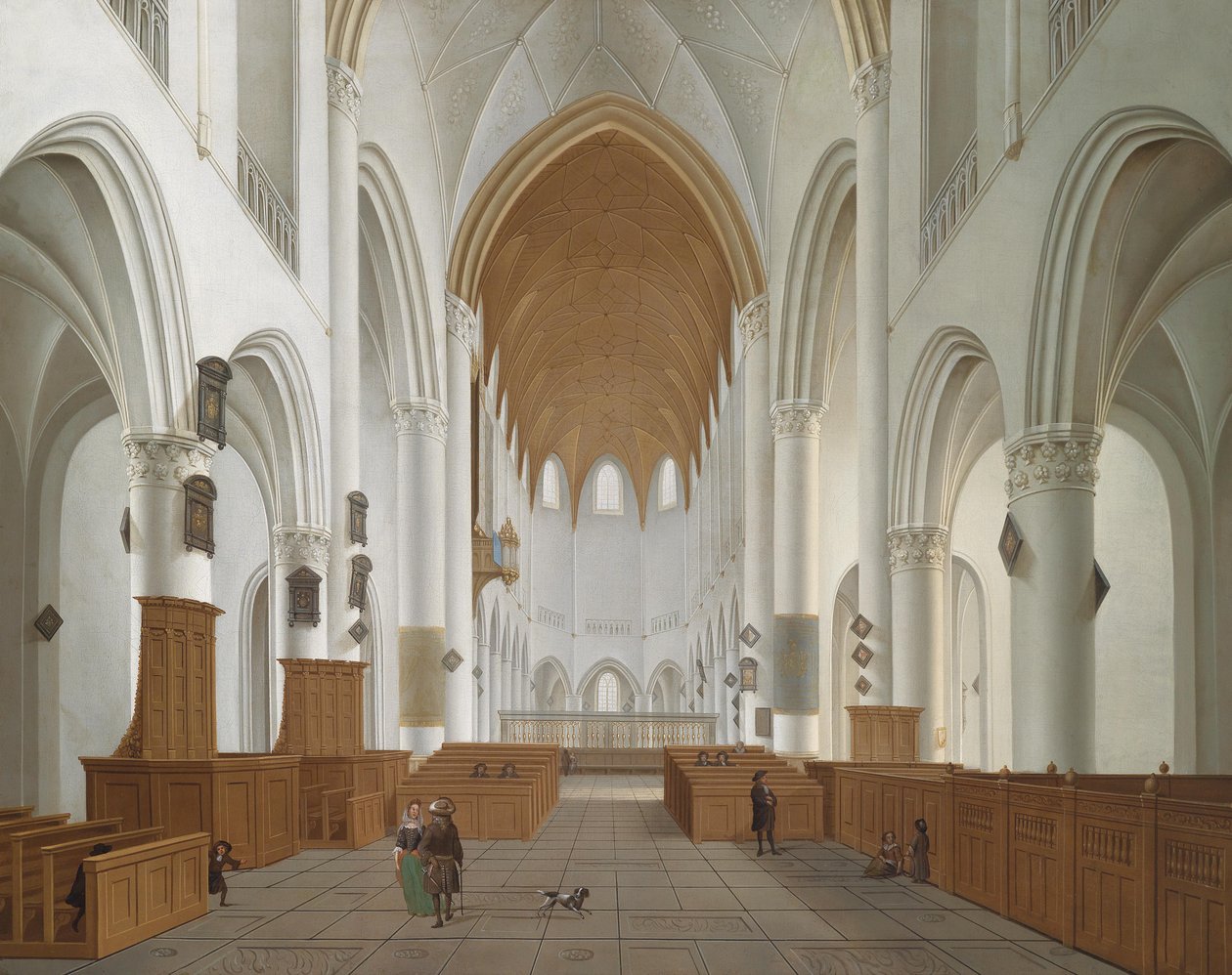 A Haarlemi Szent Bavo templom belseje alkotó: Isaac van Nickele