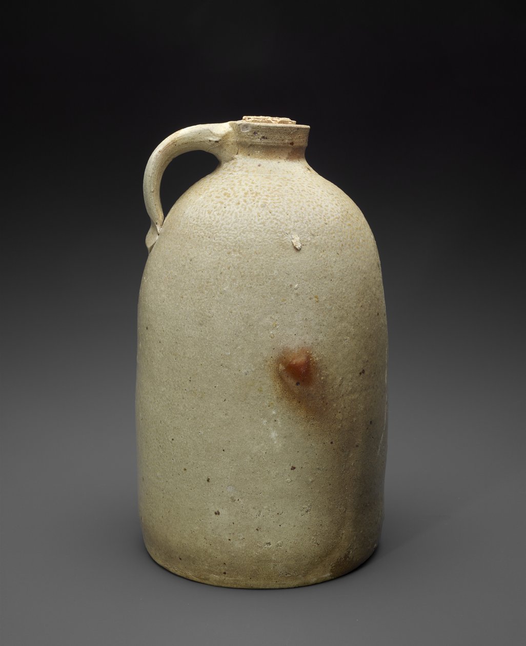 Kancsó, c. 1869-1873 (sómázas kőedény, parafa) alkotó: Isaac (attr.to) Suttles