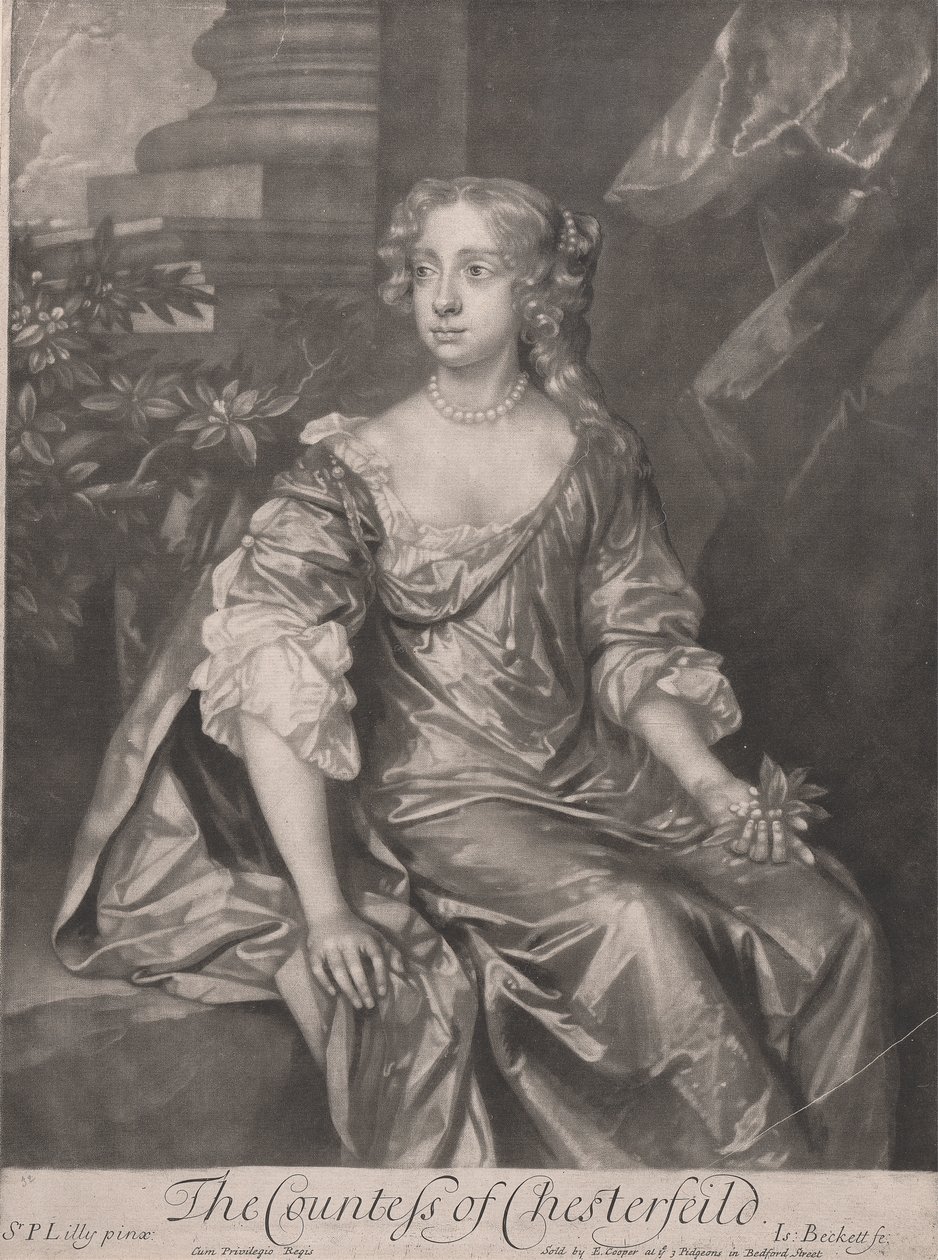 Erzsébet, Chesterfield grófnője (1640-1665) alkotó: Isaac Beckett
