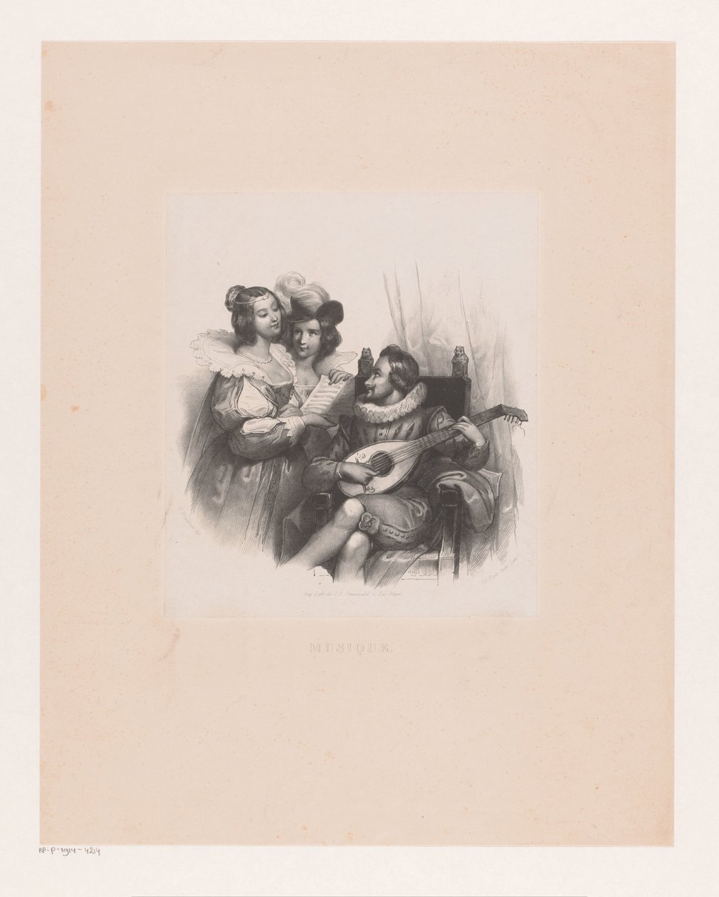 Zenekészítő cég Zene (cím a tárgyon) alkotó: Isaac Cornelis Elink Sterk