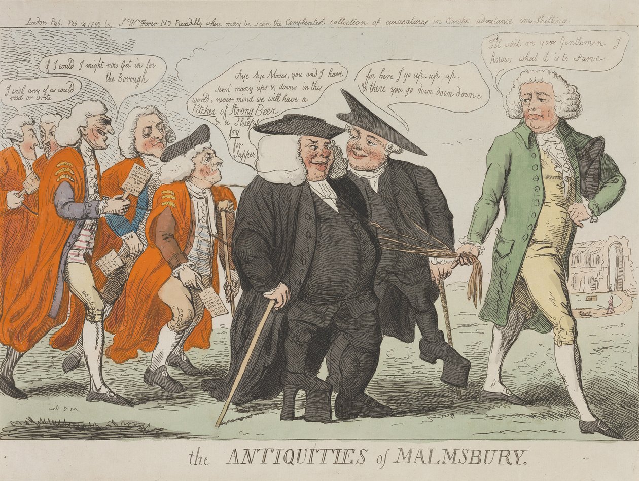 Die Altertümer von Malmsbury alkotó: Isaac Cruikshank