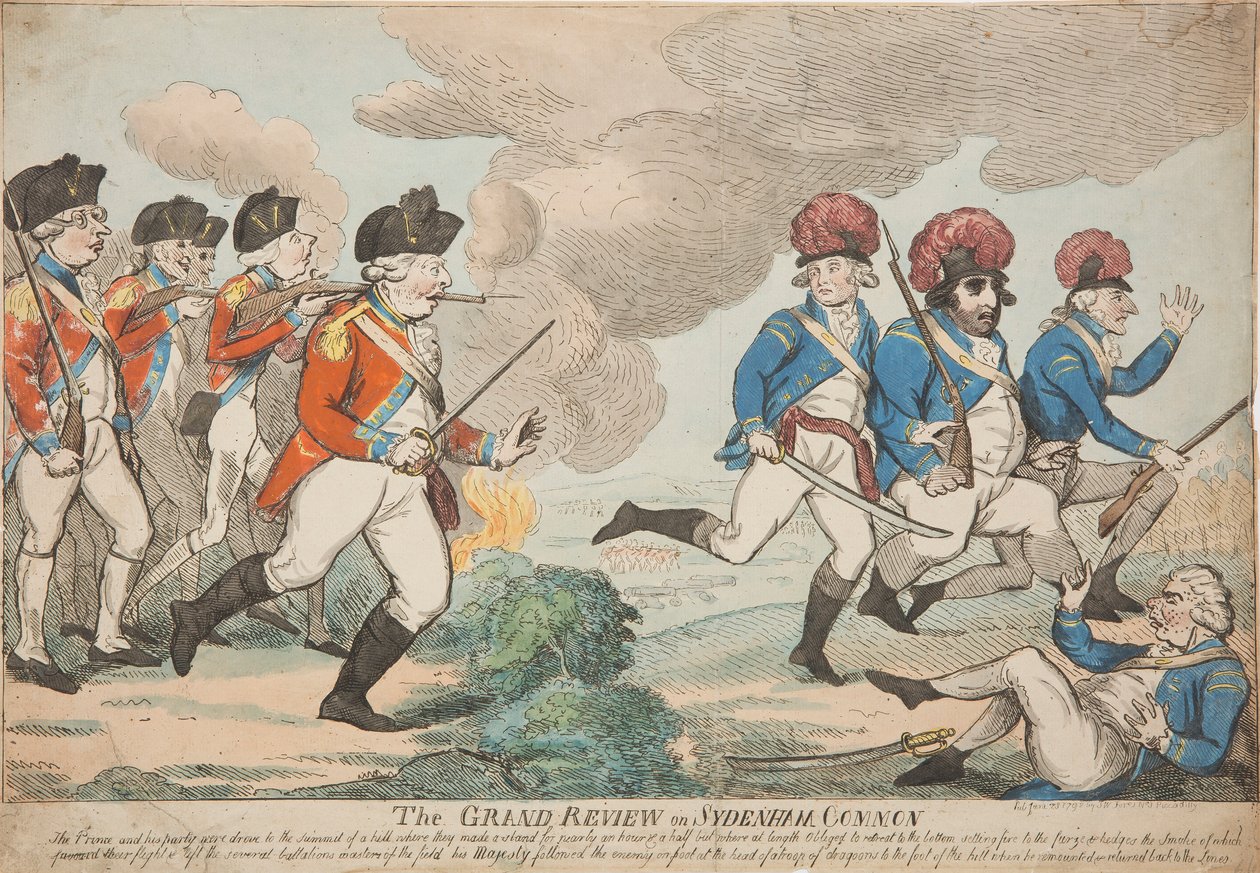 A nagy áttekintés a Sydenham Commonról alkotó: Isaac Cruikshank