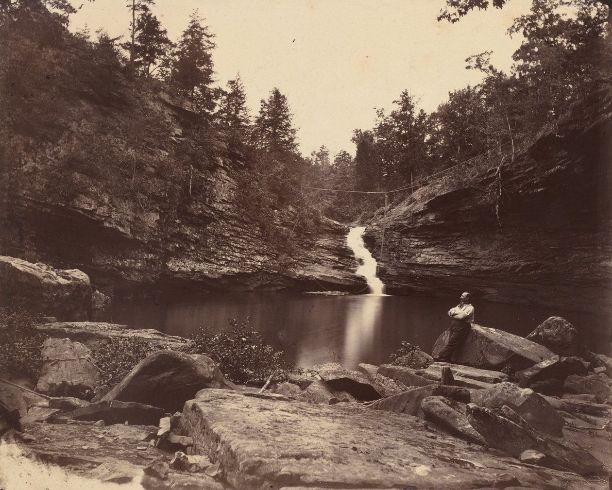 Lula-tó, Lookout Mountain, Georgia alkotó: Isaac H. Bonsall