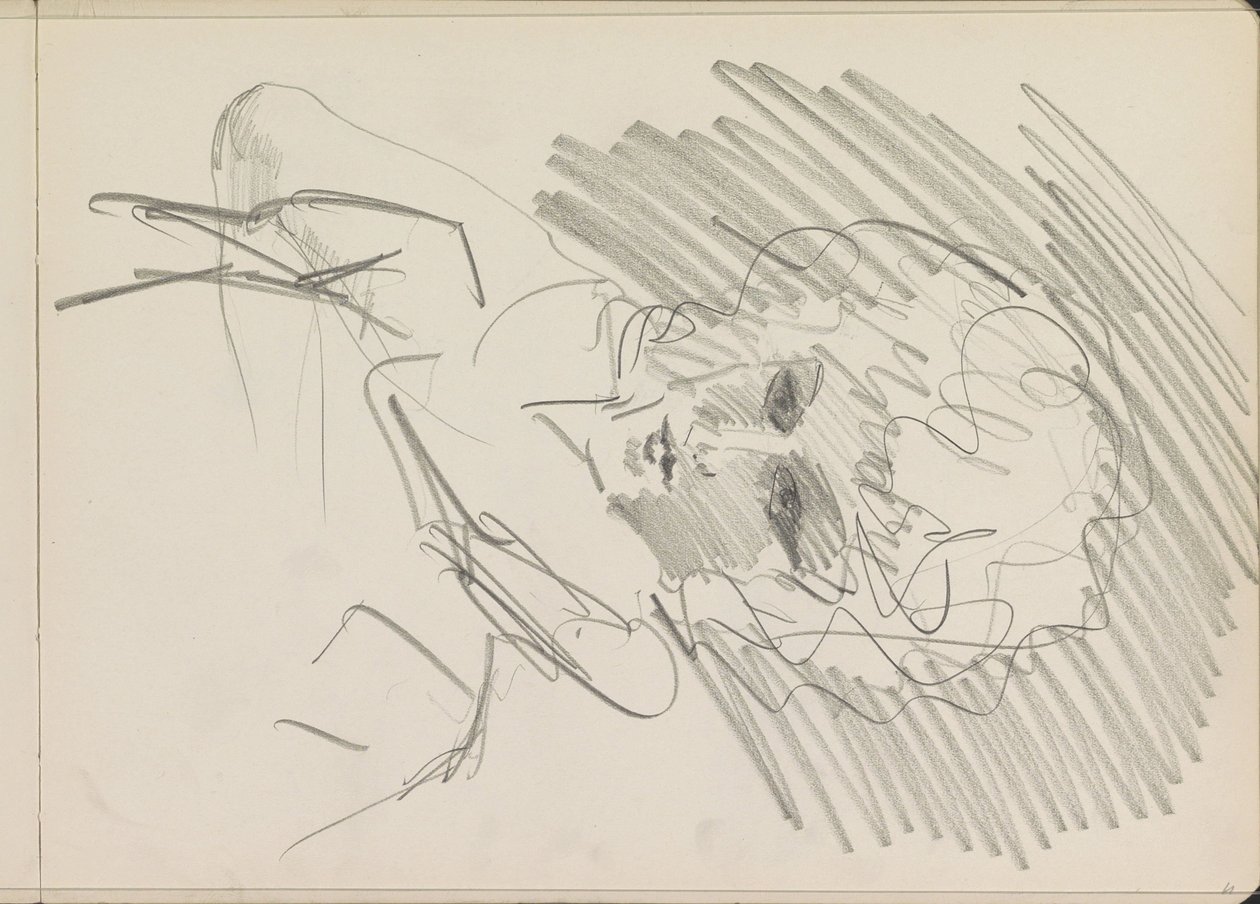 Egy fürtös nő mellszobra alkotó: Isaac Israels