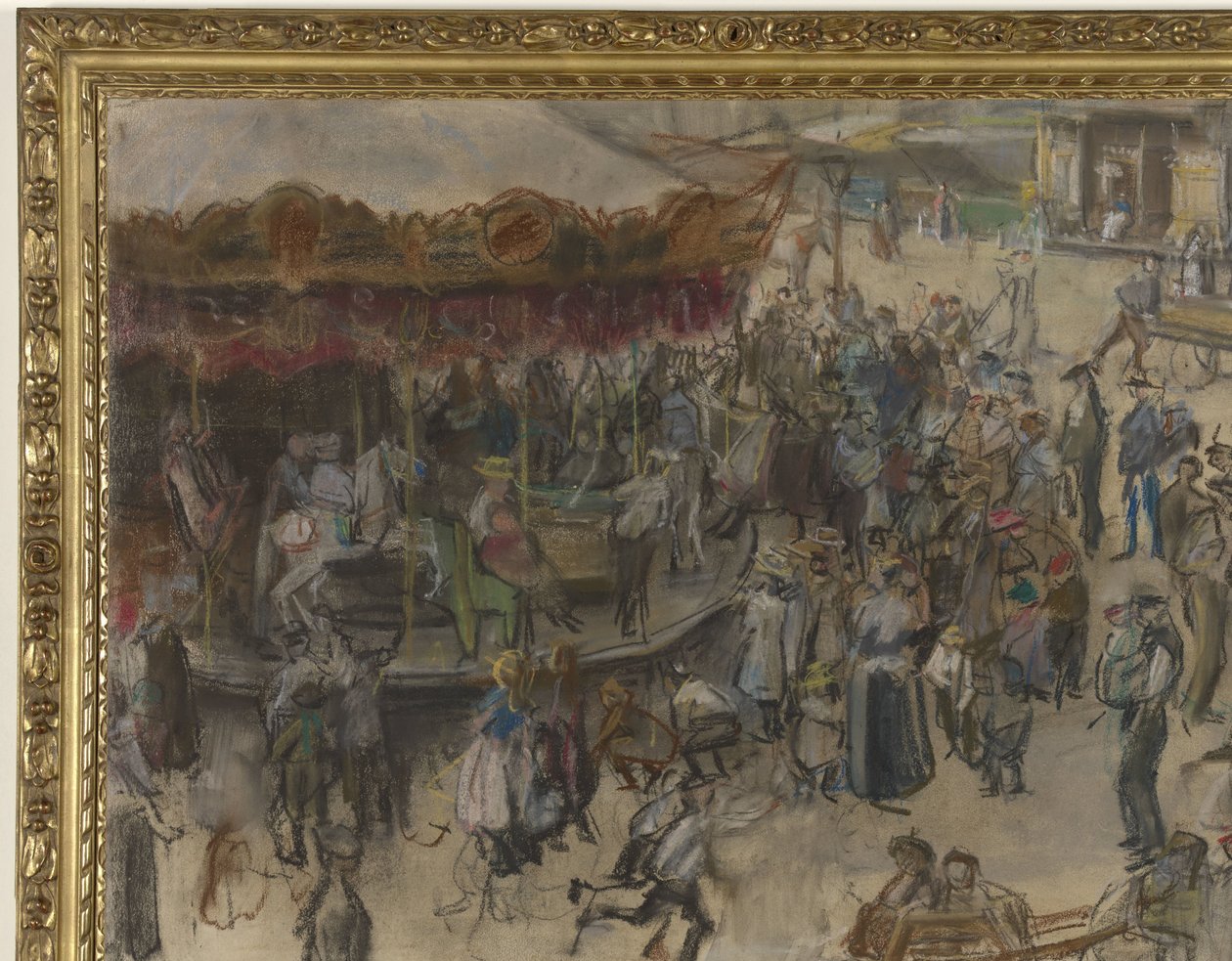 körhintó Amszterdamban alkotó: Isaac Israels
