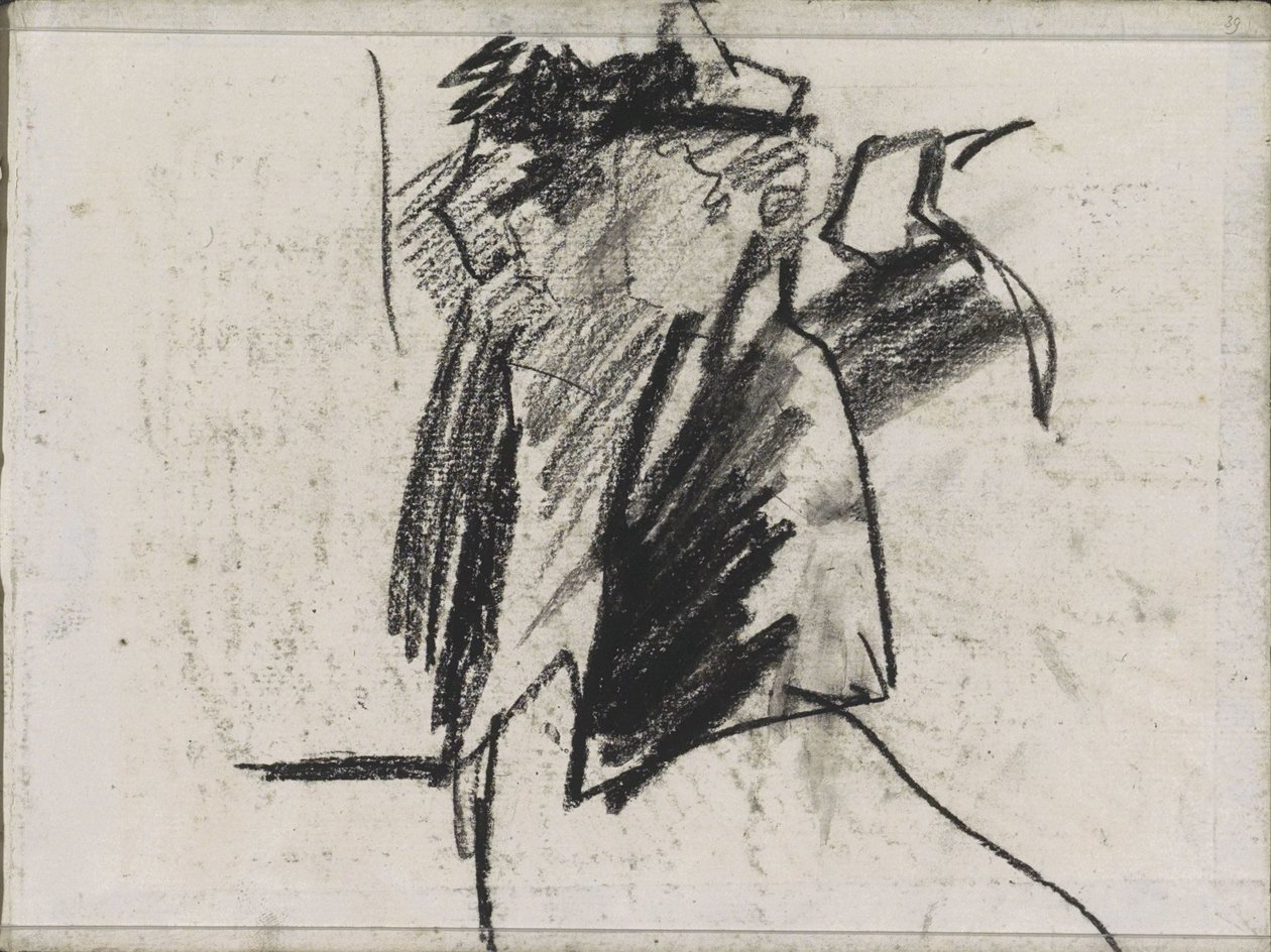 Nők csoportja, esetleg az utcán alkotó: Isaac Israels