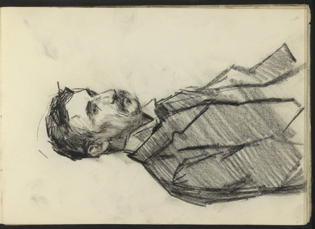 Bajuszos férfi alkotó: Isaac Israels