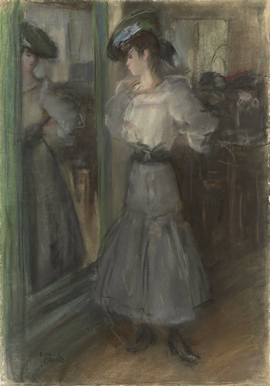 Lány a tükör előtt alkotó: Isaac Israels