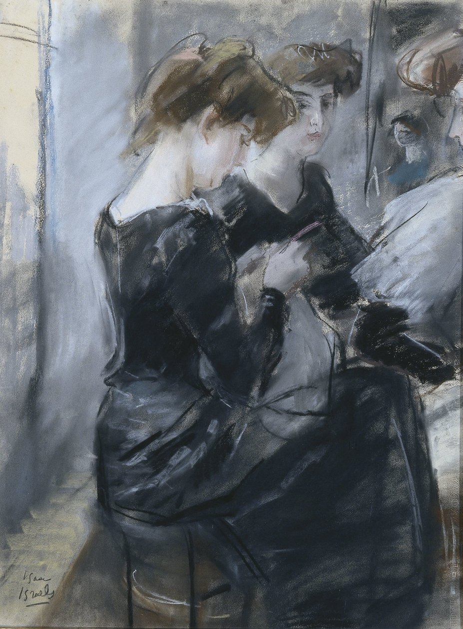 Modistenatelier alkotó: Isaac Israels