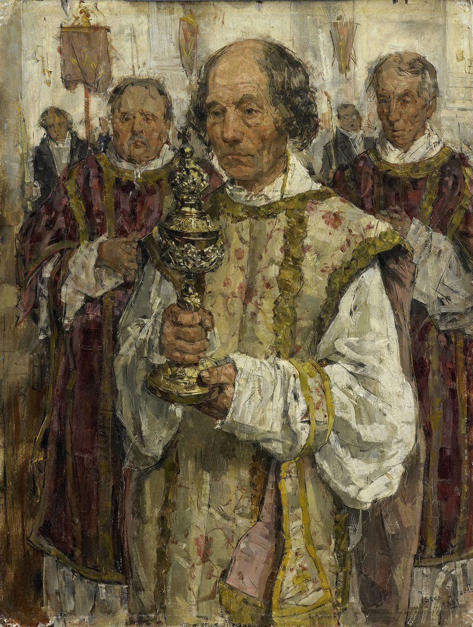 Körmenet a hágai ókatolikus templomban alkotó: Isaac Israels