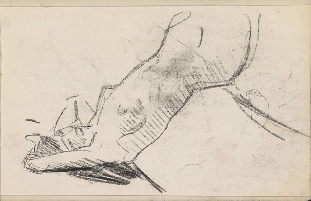 Fekvő női akt alkotó: Isaac Israels