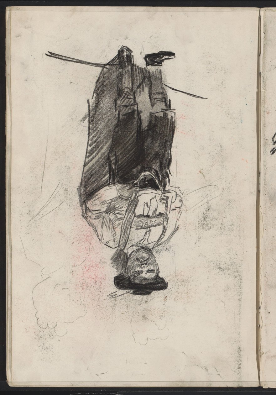 Álló férfi bajor jelmezben alkotó: Isaac Israels