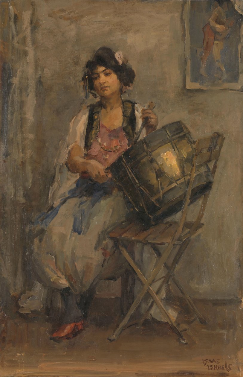 A dobos hölgy alkotó: Isaac Israels