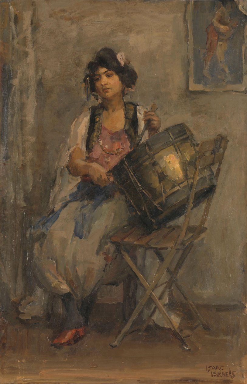 A dobos hölgy alkotó: Isaac Israels