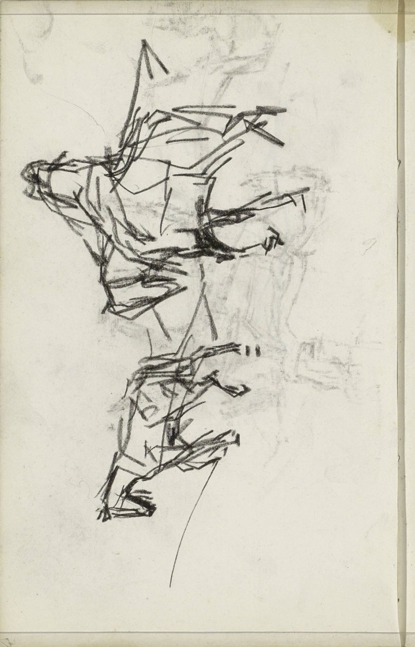 Két ló egy lovassal alkotó: Isaac Israels