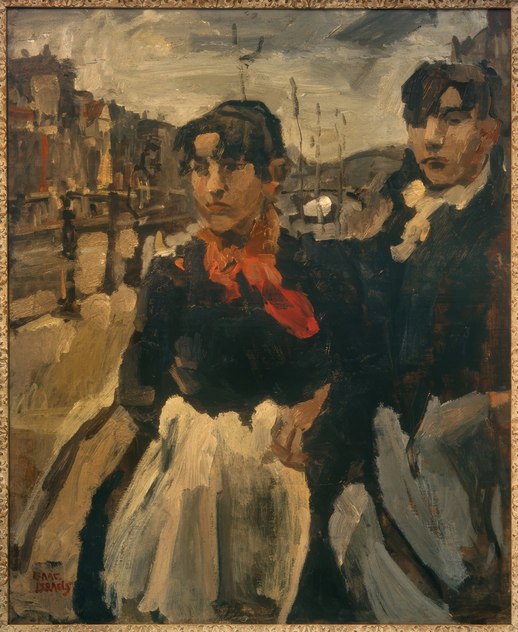 Két lány a Lijnbaansgrachton alkotó: Isaac Israels