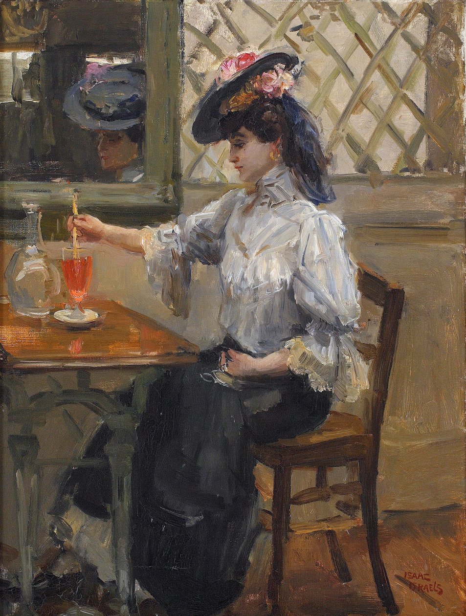 A kávézóban alkotó: Isaac Israels