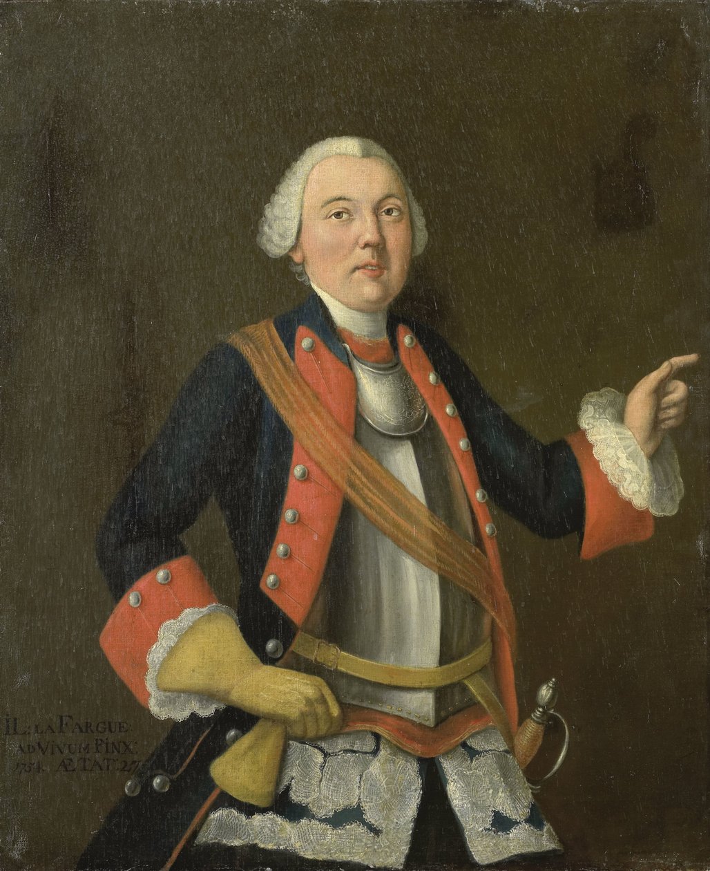 Jan Hendrik van Rijswijk (szül. 1717) alkotó: Isaac Lodewijk la Fargue van Nieuwland