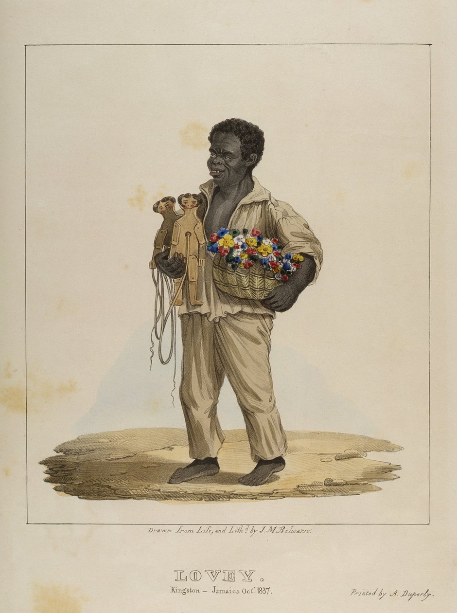 Lovey, 8. tábla a Karaktervázlatokból..., 1838 alkotó: Isaac Mendes Belisario