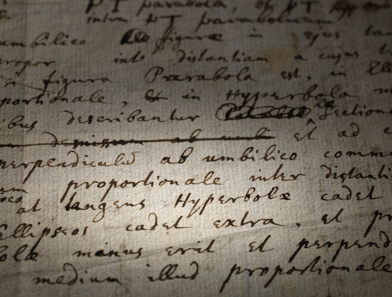 A Principia Mathematica két oldalas átdolgozása alkotó: Isaac Newton
