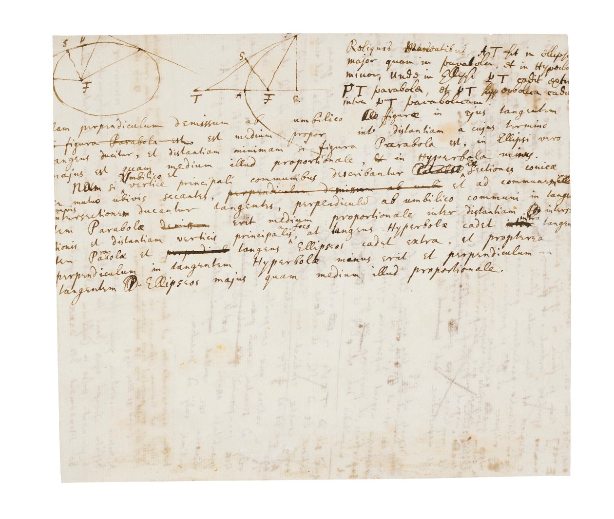 A Principia Mathematica két oldalas átdolgozása alkotó: Isaac Newton
