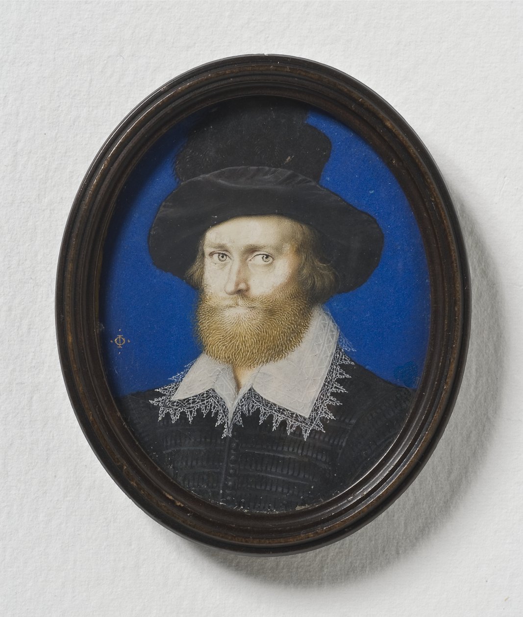 George Clifford admirális, Cumberland 3. grófja, 1600 körül (akvarell, pergamen) alkotó: Isaac Oliver