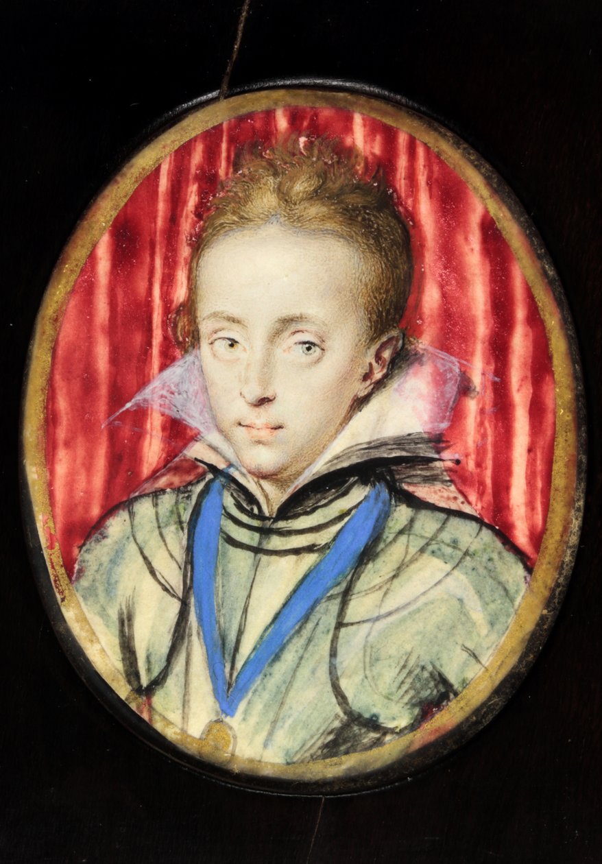 Károly walesi herceg, később I. Károly király, 1611 körül alkotó: Isaac Oliver