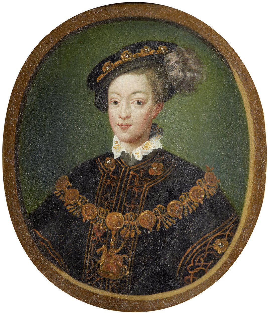 VI. Edward 1537-1553, angol király, 16. század alkotó: Isaac Oliver