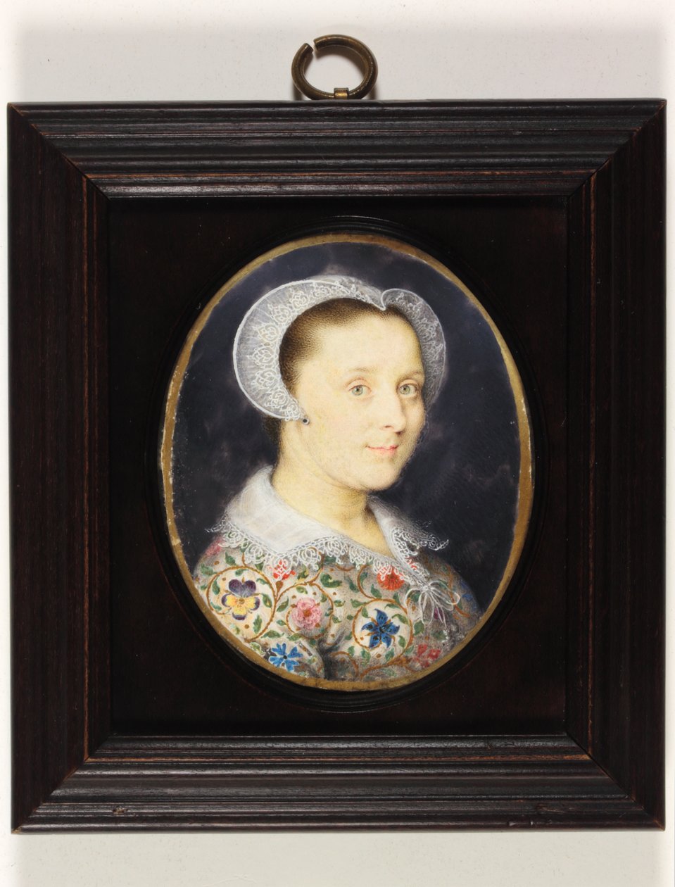 Elizabeth Harding, Mrs. Isaac Oliver (akvarell pergamen) alkotó: Isaac Oliver