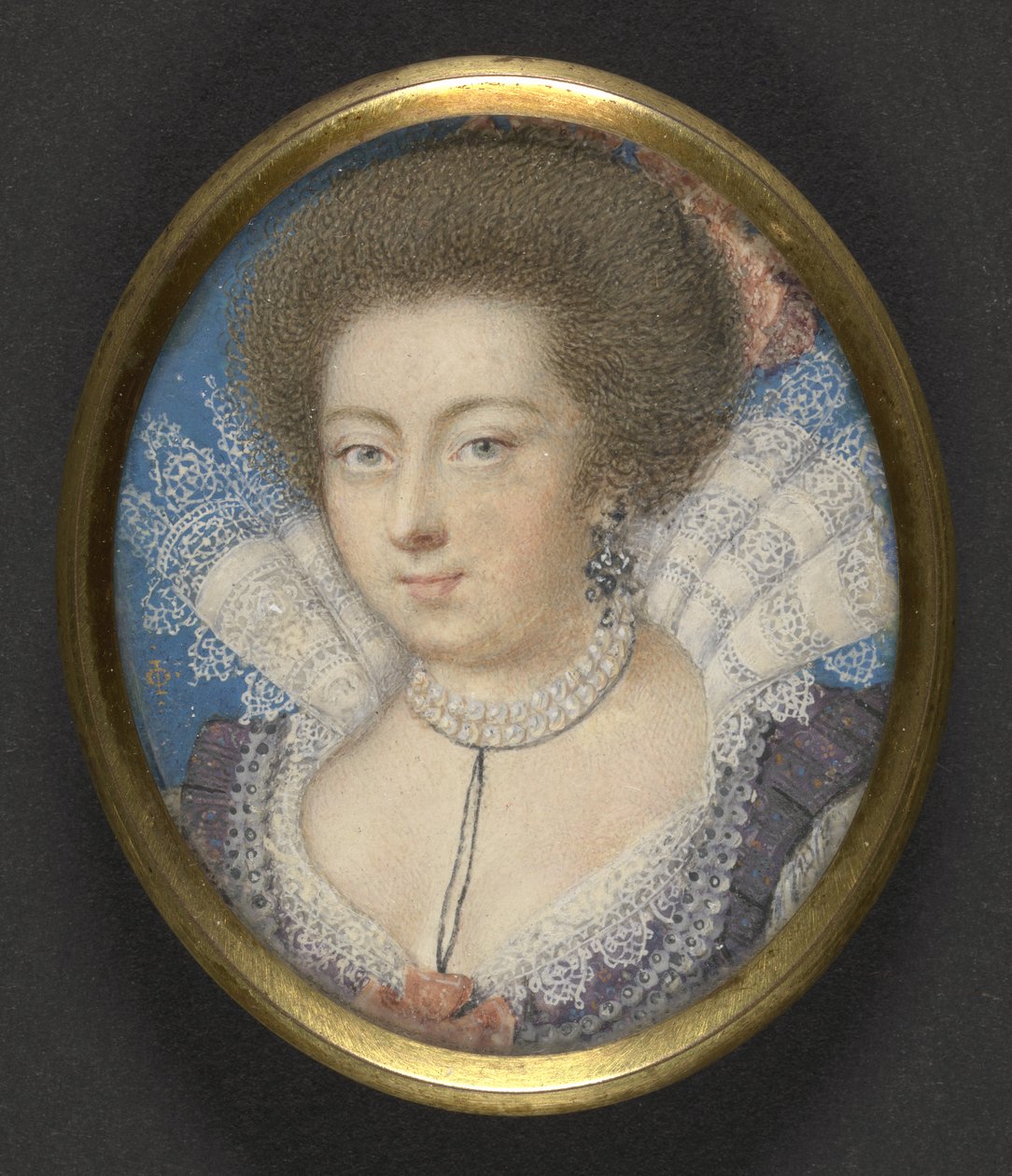 Erzsébet, Csehország királynője, 1615 körül alkotó: Isaac Oliver