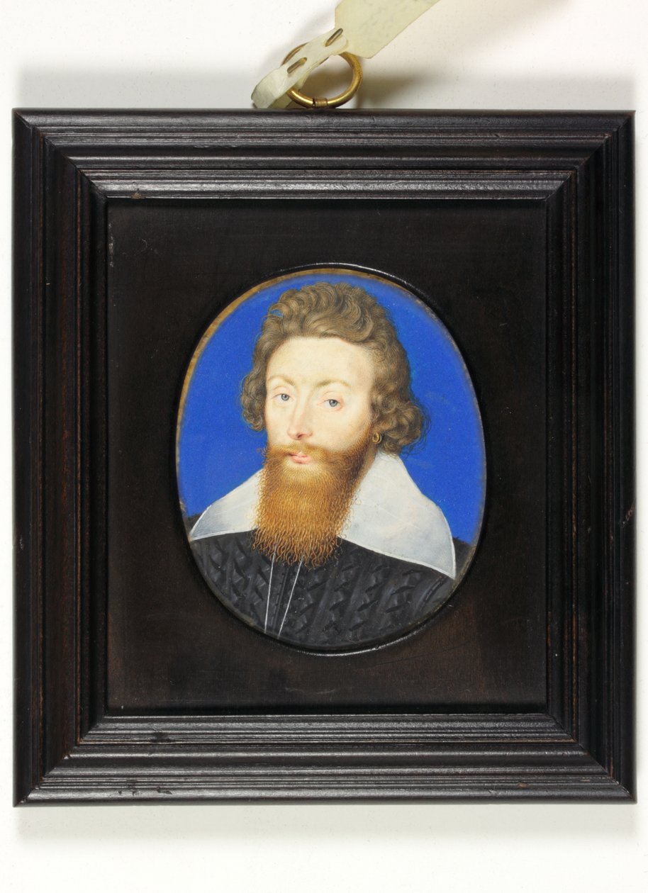 Sir Richard Liveson (Leveson), Anglia admirálisa (akvarell pergamen) alkotó: Isaac Oliver