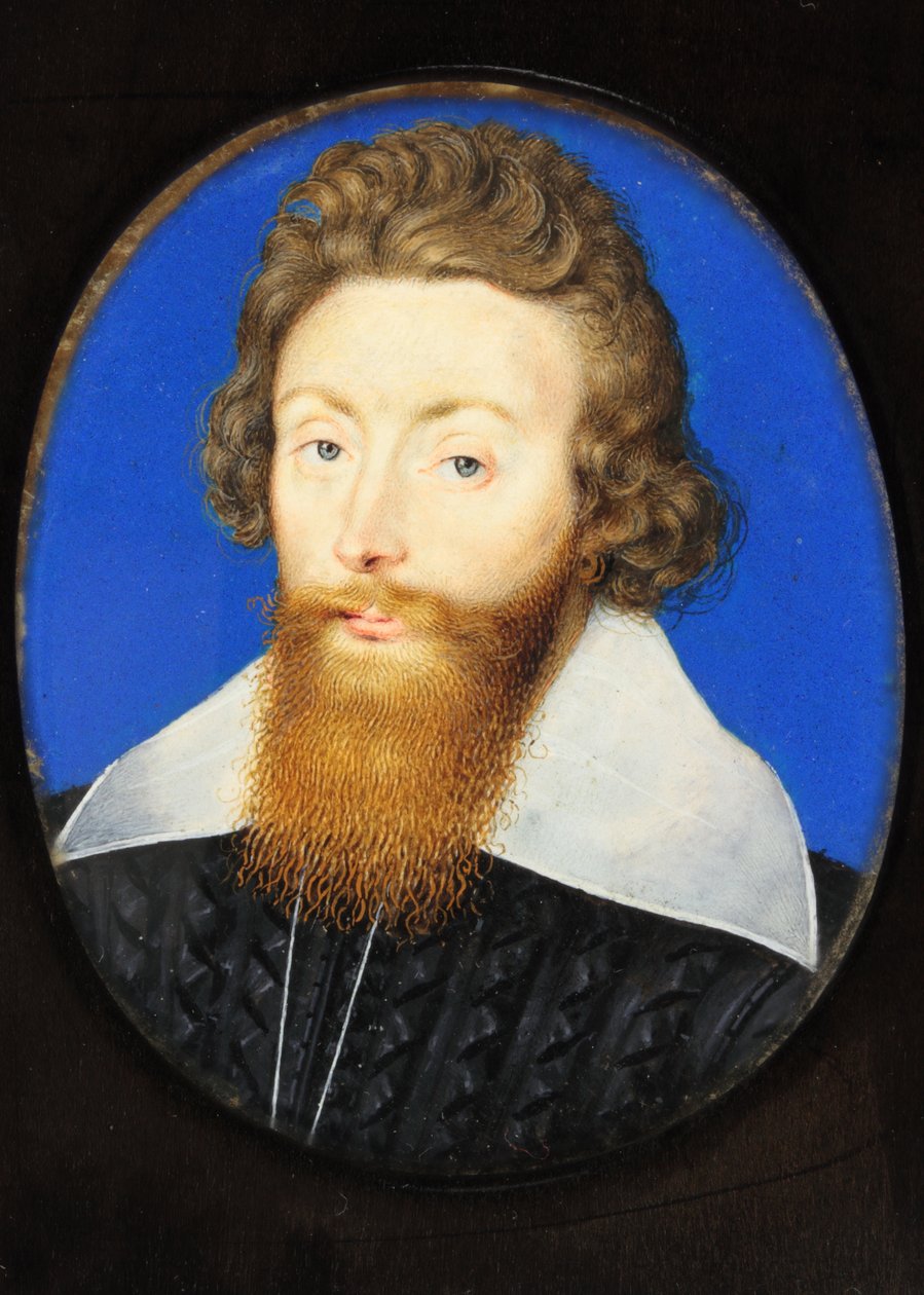 Sir Richard Liveson (Leveson), Anglia admirálisa (akvarell pergamen) alkotó: Isaac Oliver