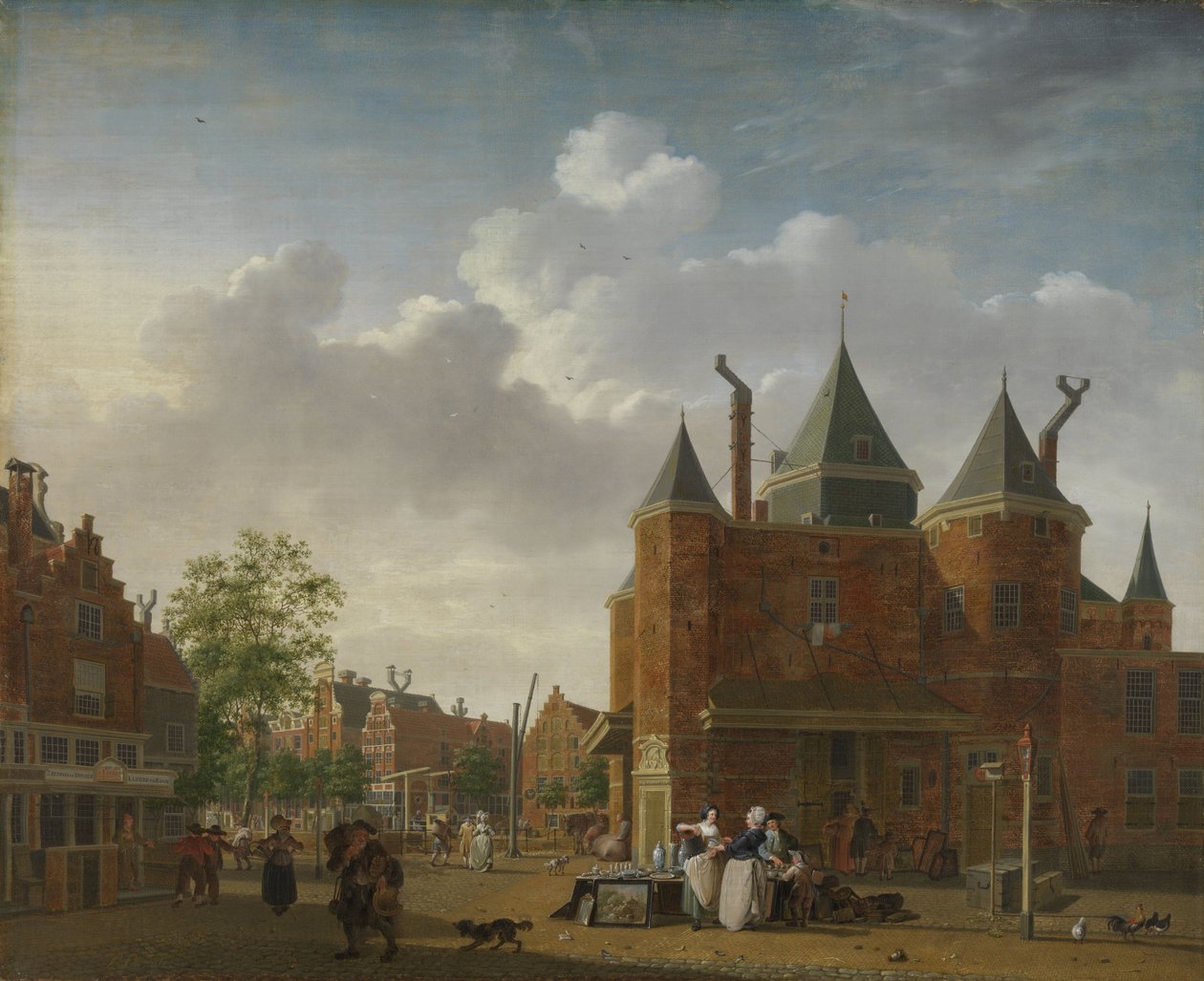 A Sint-Antoniuswaag Amszterdamban A Szent Antal Waag Amszterdamban alkotó: Isaac Ouwater