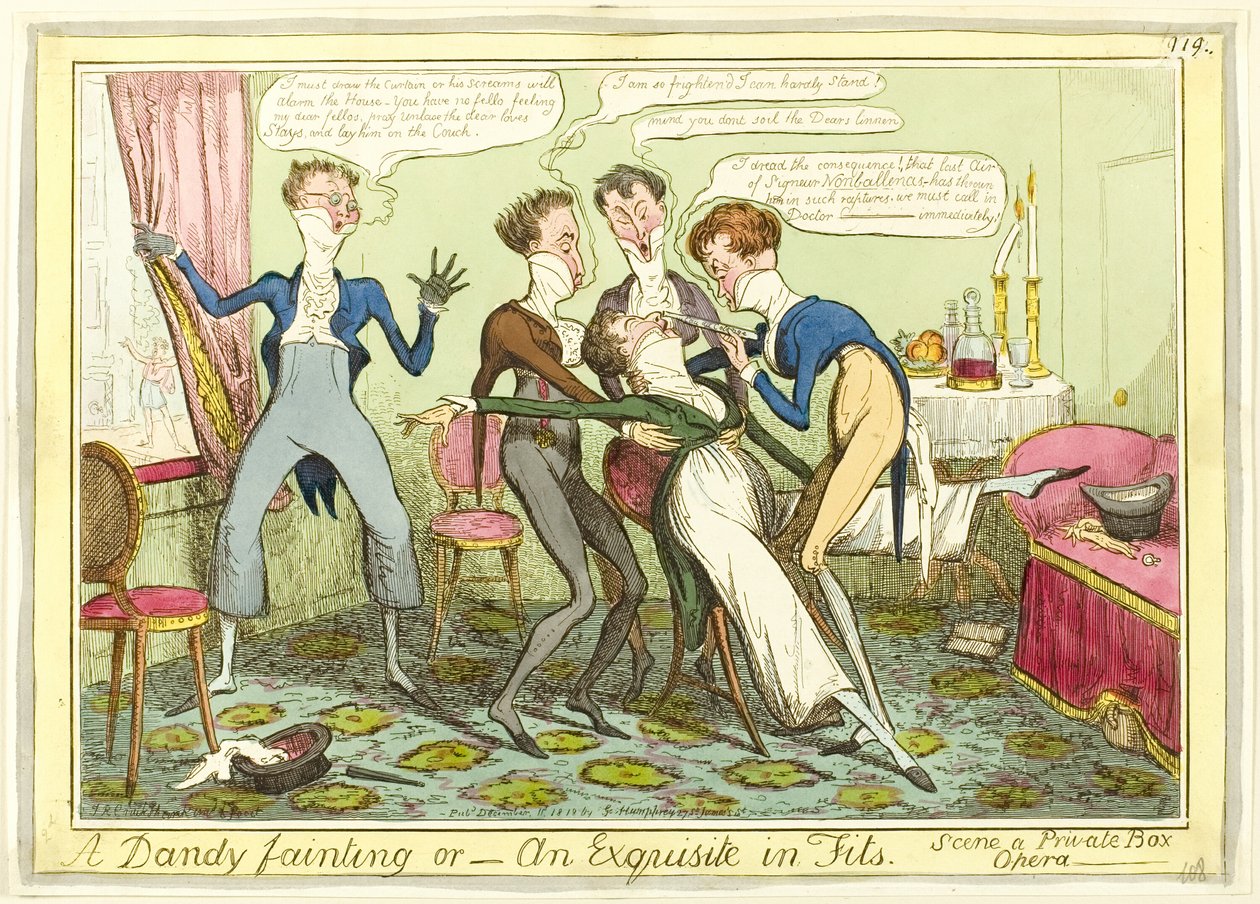 A Dandy Fainting alkotó: Isaac Robert Cruikshank