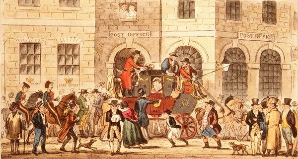 Bull and Mouth Inn alkotó: Isaac Robert Cruikshank