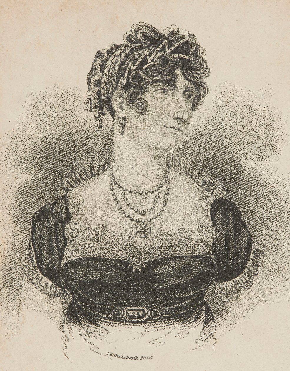Ő Királyi Fensége A walesi hercegnő alkotó: Isaac Robert Cruikshank