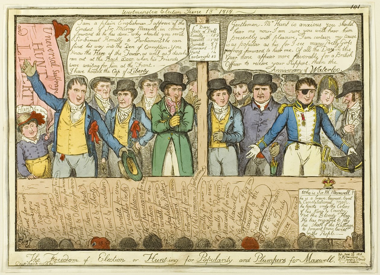 A választás szabadsága alkotó: Isaac Robert Cruikshank