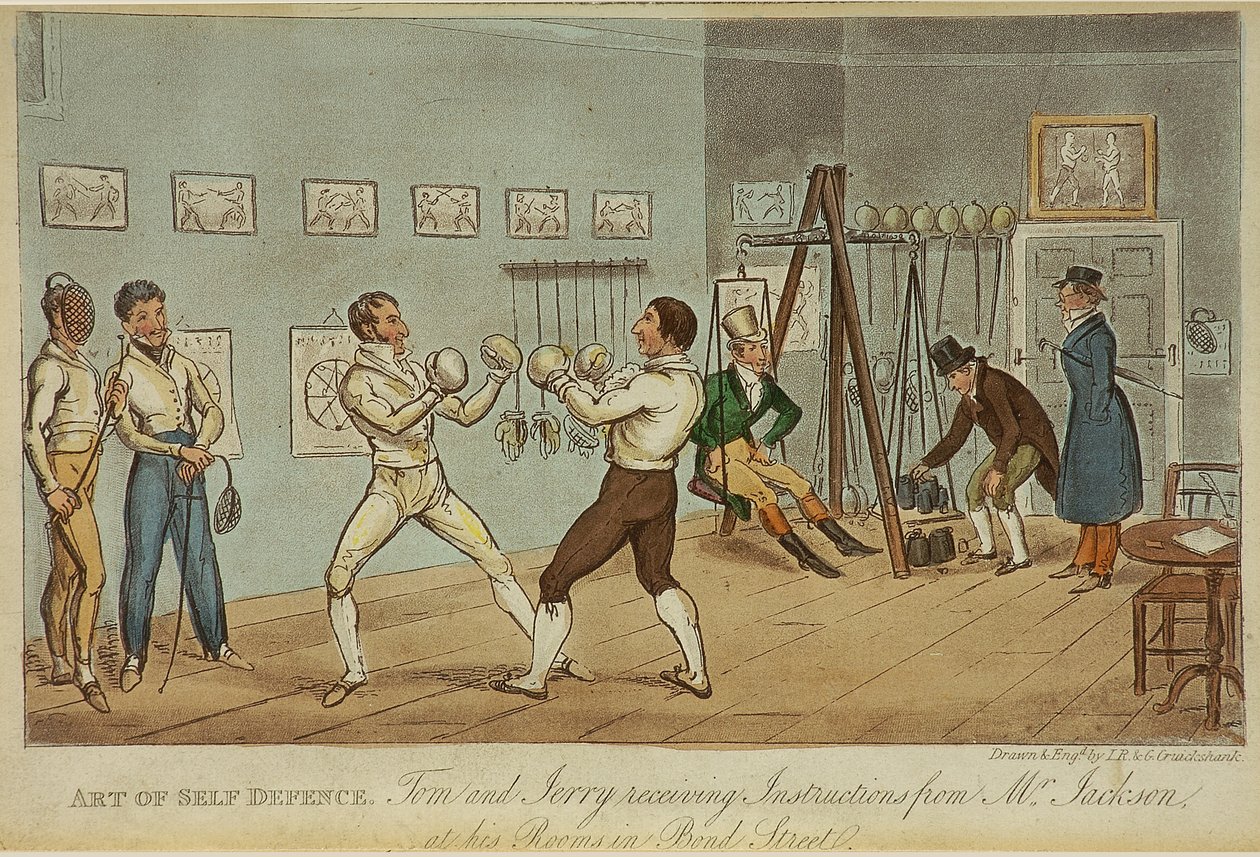 Az önvédelem művészete (színes litó) alkotó: Isaac Robert and George Cruikshank