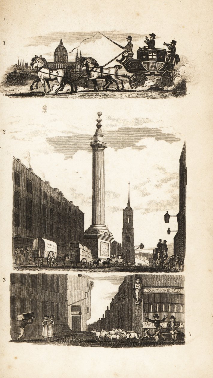Vidékiek a színpadon, a Monument and Pie Corner alkotó: Isaac Taylor