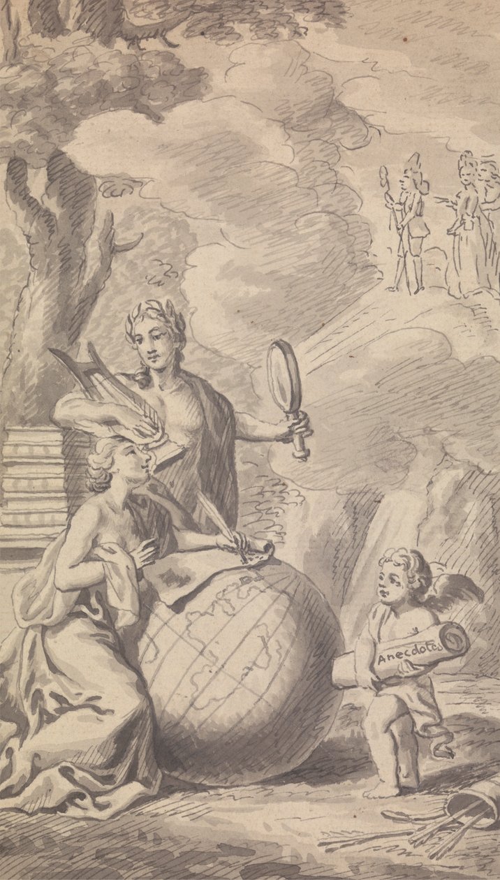 Frontispiece Vol. VII, I. szám 1775-re a Város és Vidék folyóiratból alkotó: Isaac Taylor