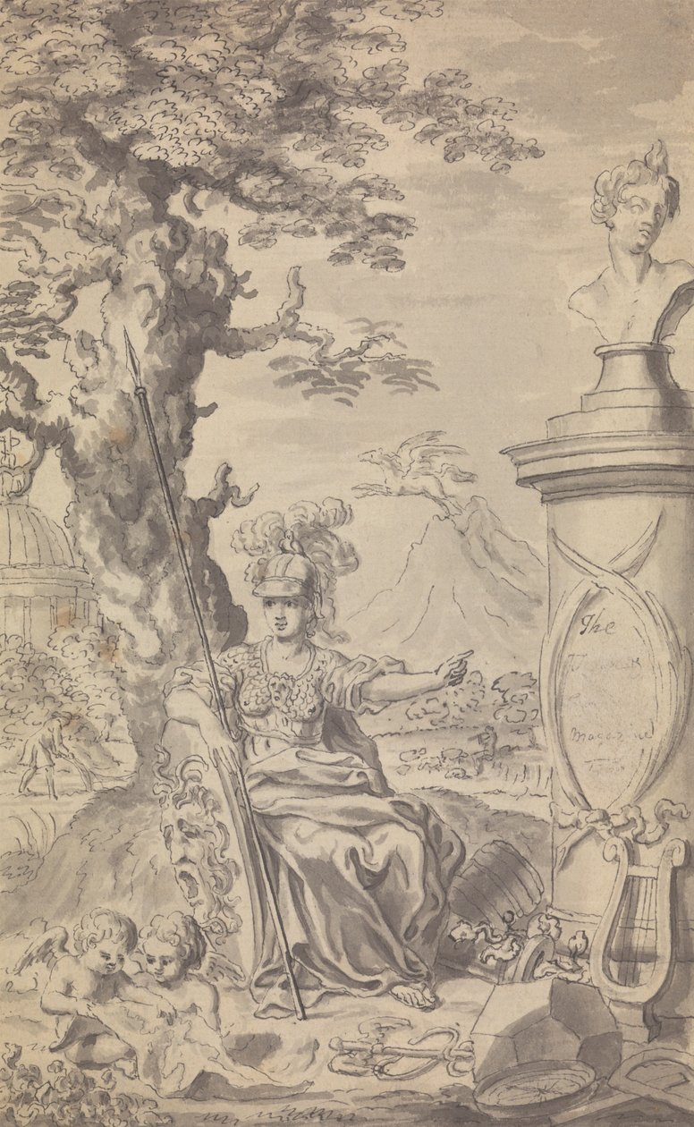 Város és Vidék Magazine – 1769. év elsőszáma (1. szám, ezért nincs köt.) alkotó: Isaac Taylor