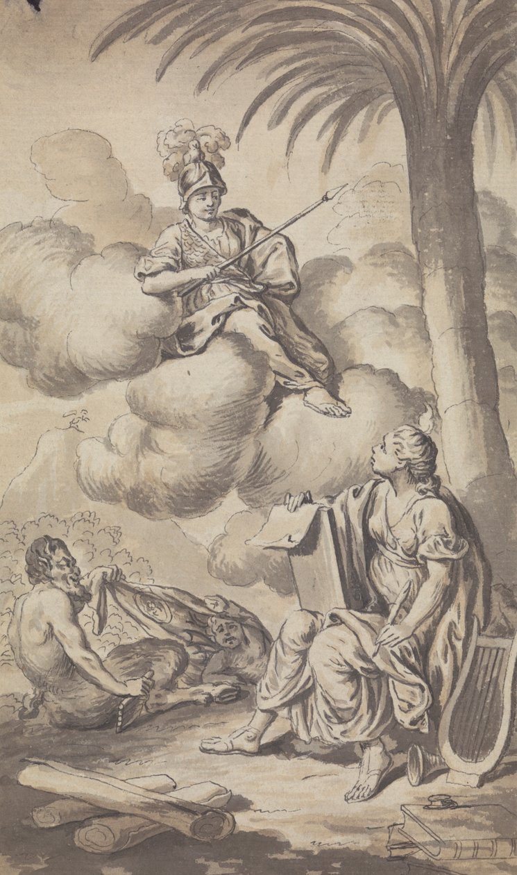 Town and Country Magazine - Frontispiece for Vol. 1772. IV alkotó: Isaac Taylor